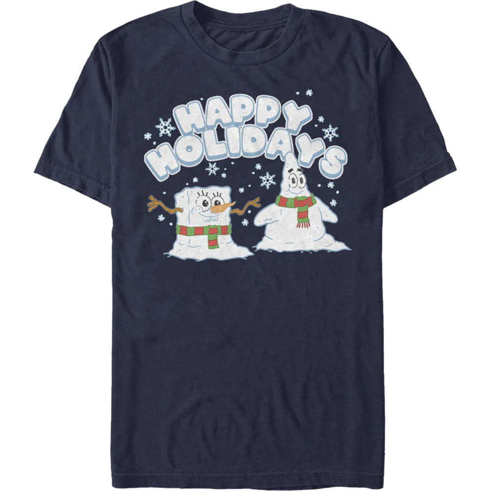 Happy Holidays Spongebob Squarepants Tshirt